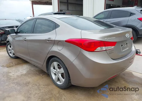 2012 Hyundai Elantra Gls from USA, damaged, VIN 5NPDH4AE6CH141240